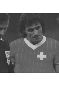 COPA FOOTBALL - Koszulka piłkarska retro - dorosły - Szwajcaria 1982 - Czerwona. Kolor: czerwony. Sport: piłka nożna