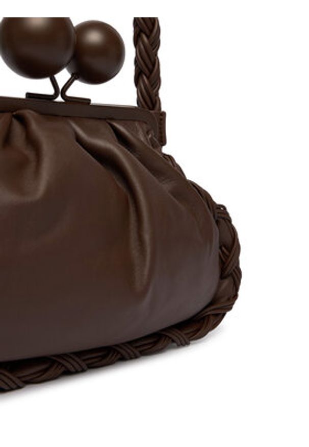 Weekend Max Mara Torebka 2615511144650 Brązowy. Kolor: brązowy. Materiał: skórzane