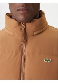 Lacoste Kurtka puchowa BH5154 Brązowy Regular Fit. Kolor: brązowy. Materiał: syntetyk #3