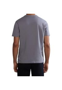 Koszulka męska Napapijri Salis. Kolor: szary. Sport: turystyka piesza #2