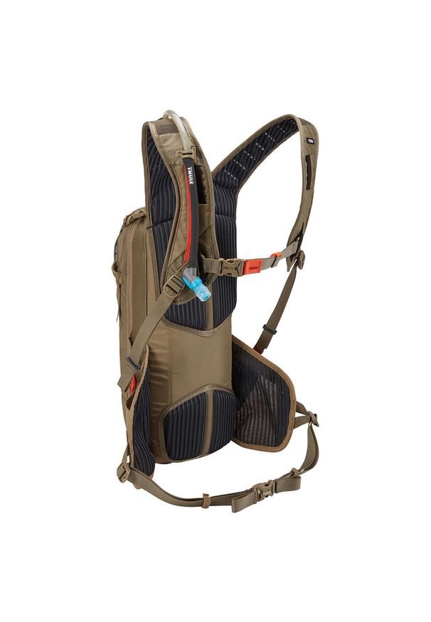 THULE - Plecak rowerowy Thule Rail Bike Hydration 12L - covert. Kolor: zielony