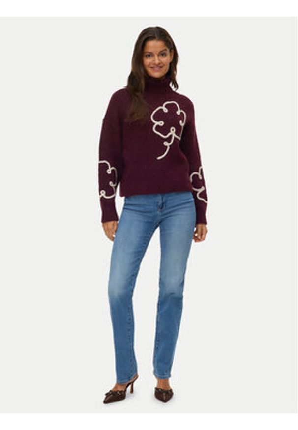 Vero Moda Jeansy Flash 10306823 Niebieski Straight Fit. Kolor: niebieski