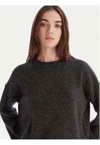 Marella Sweter Amelia 2523366305 Szary Loose Fit. Kolor: szary. Materiał: wełna
