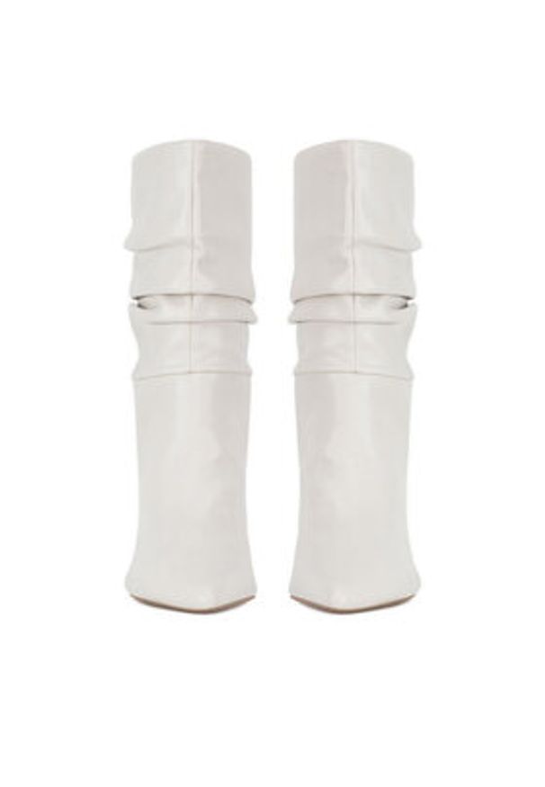 Nine West Botki WFA2786-1 Biały. Kolor: biały. Materiał: skóra