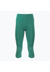 GYMSHARK - Legginsy treningowe damskie Gymshark Pulse Cropped. Kolor: zielony. Sport: fitness #1