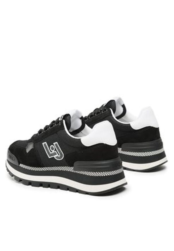 Liu Jo Sneakersy Amazing 16 BA3119 PX027 Czarny. Kolor: czarny. Materiał: materiał