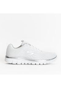 skechers - Buty na co dzień na trening damskie SKECHERS GRACEFUL GET CONECTED siateczka. Okazja: na co dzień. Kolor: biały. Sport: fitness