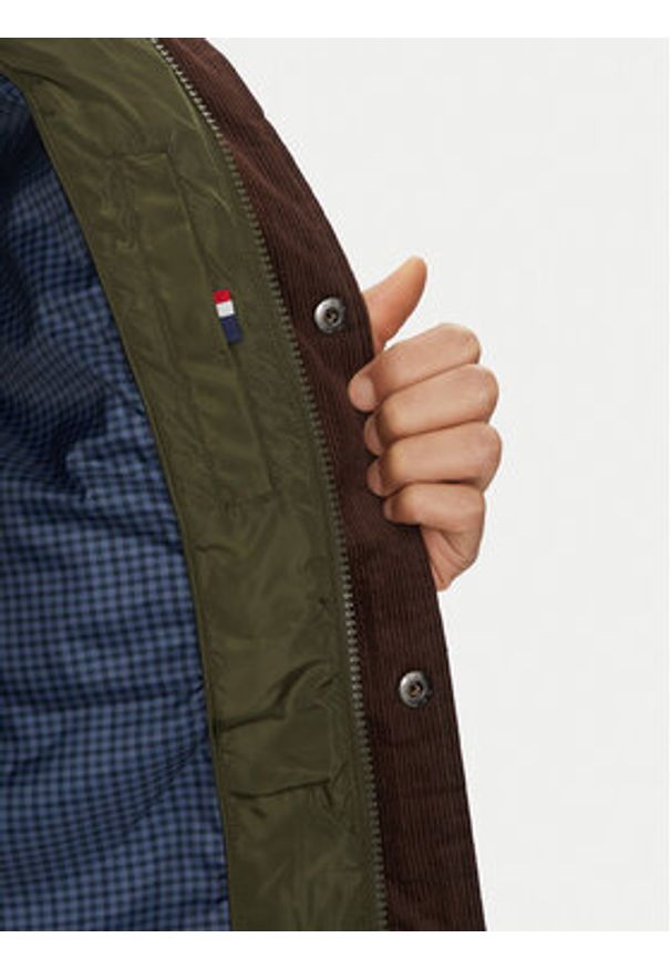 U.S. Polo Assn. Kurtka przejściowa MUP3790 Khaki Regular Fit. Typ kołnierza: polo. Kolor: brązowy. Materiał: syntetyk