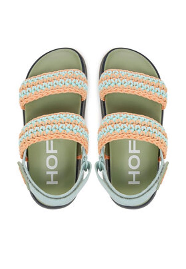 HOFF Sandały Galdana Melocoton 12547001 Koralowy. Kolor: pomarańczowy. Materiał: materiał