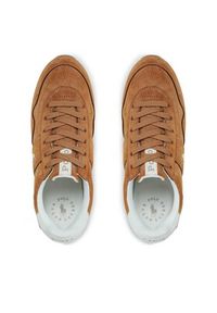 Polo Ralph Lauren Sneakersy RF104307 Brązowy. Kolor: brązowy. Materiał: skóra #4