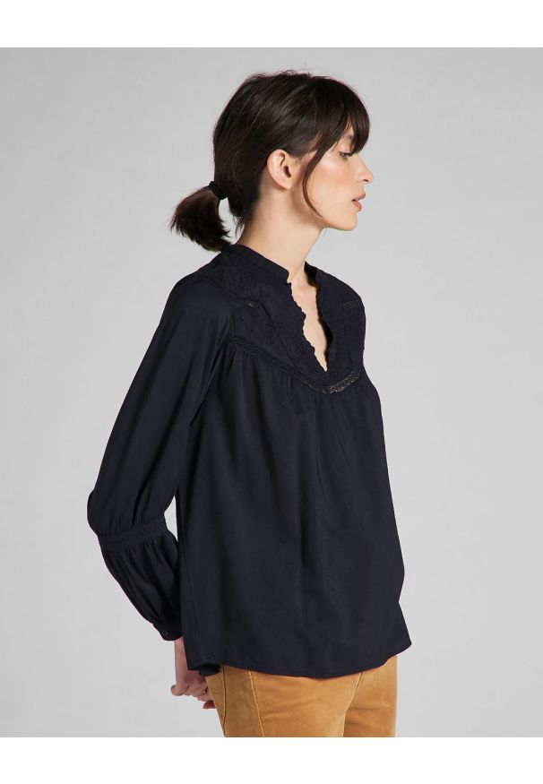 Lee - LEE FLOATY BLOUSE DAMSKA BLUZKA SKY CAPTAIN L49TGOHY 112111124
