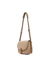 Pinko - PINKO Torebka Saddle Classic PE 25 PLTT 103830 A29N Beżowy. Kolor: beżowy. Materiał: skórzane, zamszowe #3