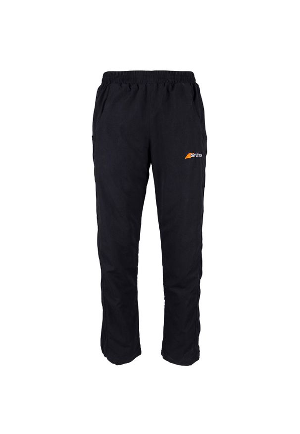 GRAYS - Spodnie do biegania Grays Hockey Glide. Kolor: czarny. Długość: długie