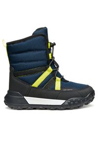 Śniegowce Geox. Kolor: niebieski
