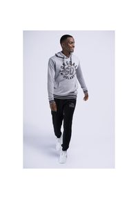 Spodnie do biegania Lonsdale Wansford. Kolor: szary, wielokolorowy, czarny. Materiał: dresówka. Długość: długie #1