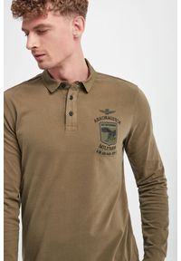 Aeronautica Militare - Polo męskie AERONAUTICA MILITARE. Typ kołnierza: polo. Materiał: bawełna, dresówka, dzianina. Wzór: aplikacja, haft #5