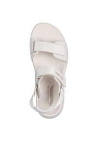 skechers - Sandały Skechers Arch Fit 2.0 - Go-ge, Kobiety. Kolor: biały. Materiał: materiał