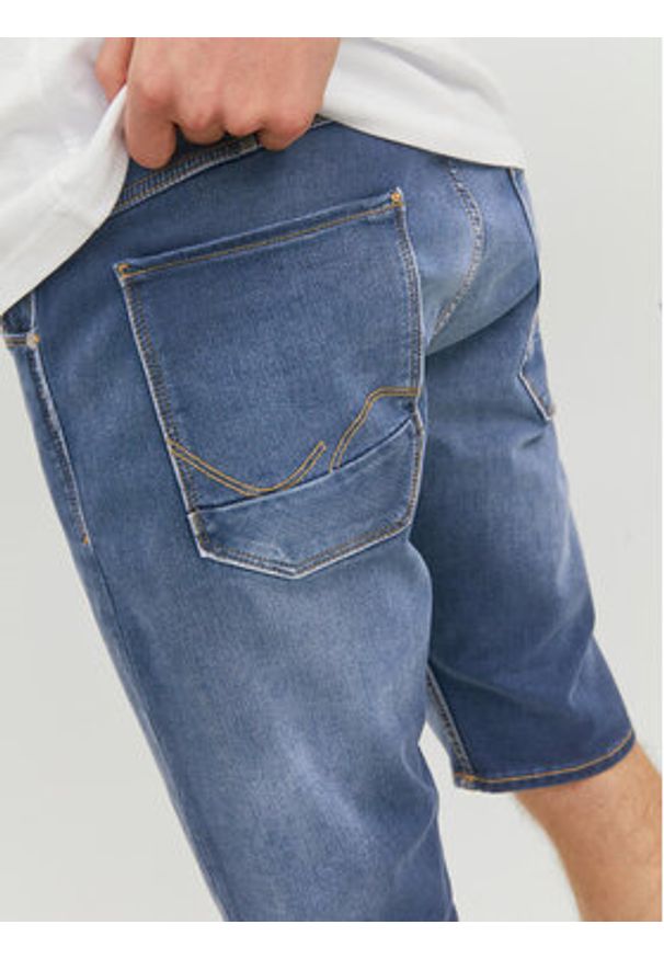 Jack & Jones - Jack&Jones Szorty jeansowe Cale 12223993 Granatowy Regular Fit. Kolor: niebieski. Materiał: bawełna
