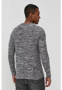 !SOLID - Solid Sweter męski kolor szary. Okazja: na co dzień. Kolor: szary. Materiał: dzianina. Długość rękawa: długi rękaw. Długość: długie. Wzór: melanż. Styl: casual #5