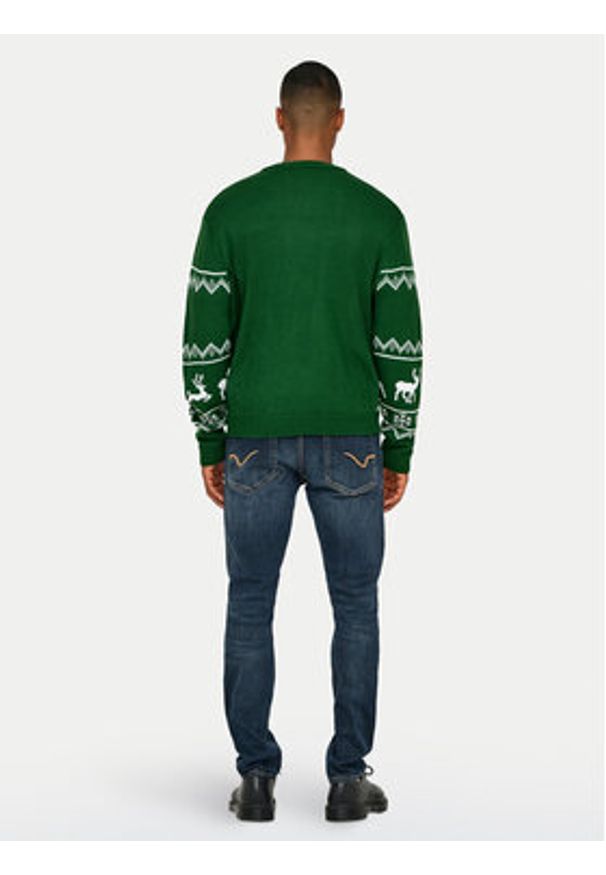 Only & Sons Kardigan 22031172 Zielony Regular Fit. Kolor: zielony. Materiał: syntetyk
