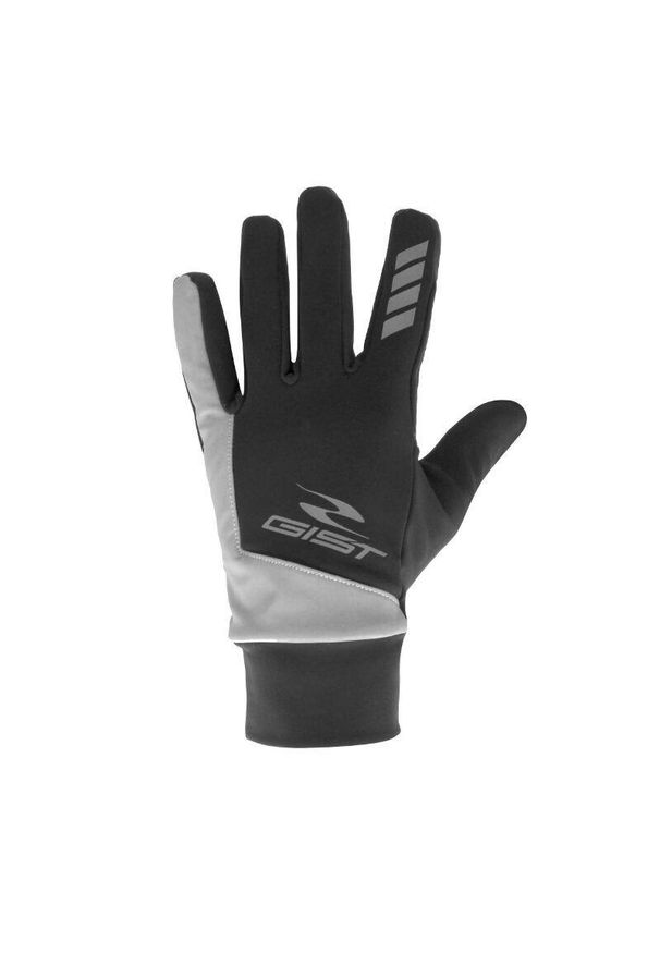 GIST - Zgodne z ekranem dotykowym długie zimowe rękawice rowerowe Gist Super Robaix 008. Kolor: czarny. Sezon: zima. Sport: kolarstwo