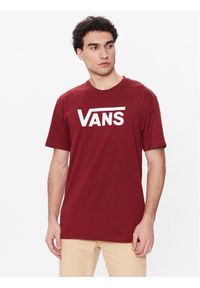 Vans T-Shirt Classic VN000GGG Czerwony Classic Fit. Kolor: czerwony. Materiał: bawełna #1