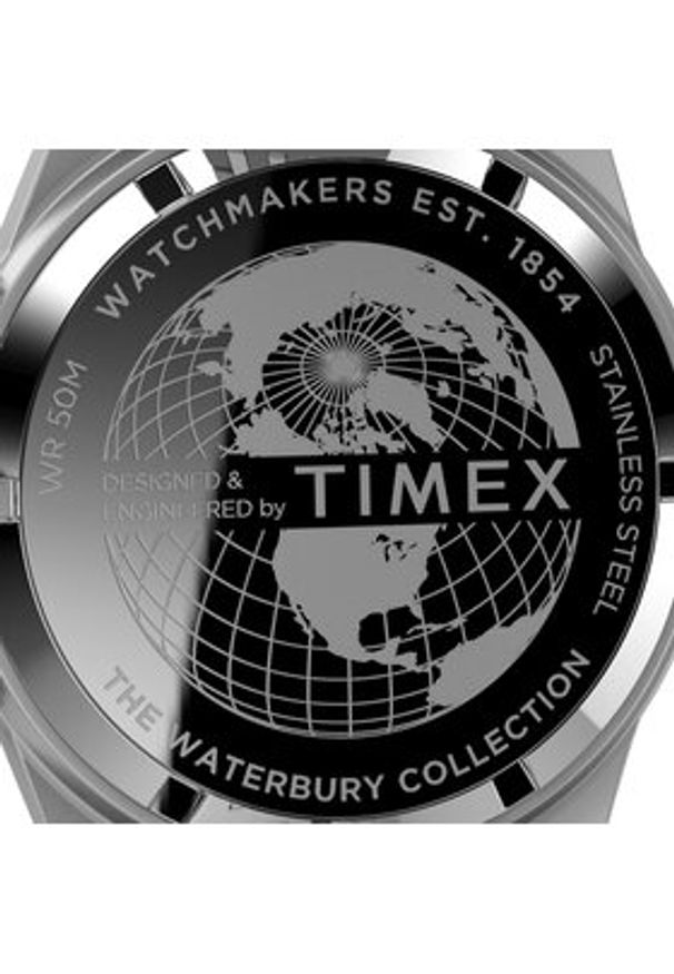 Timex Zegarek Waterbury TW2V49700 Srebrny. Kolor: srebrny