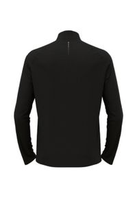 Bluza tech. męska Odlo Mid layer ESSENTIAL 1/2 ZIP. Kolor: czarny, szary, wielokolorowy