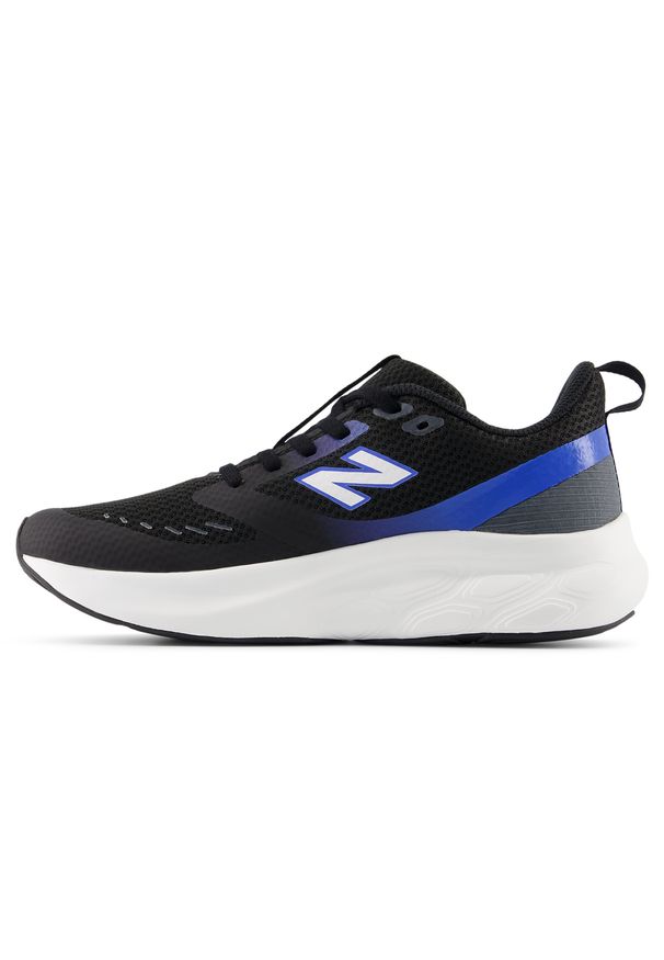 Buty dziecięce New Balance G62514H - czarne. Kolor: czarny. Materiał: guma, syntetyk, materiał. Szerokość cholewki: normalna. Sport: fitness, turystyka piesza