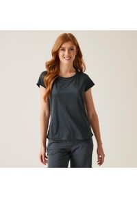 Regatta - Limonite VII damska koszulka. Kolor: szary. Materiał: poliester, elastan. Sport: fitness, turystyka piesza #1