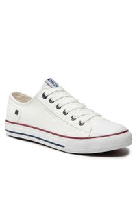 BIG STAR SHOES - Trampki Big Star Shoes II174001 White. Kolor: biały. Materiał: skóra