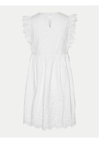 YAS Sukienka letnia Simma 26033548 Biały Regular Fit. Kolor: biały. Materiał: bawełna. Sezon: lato #3
