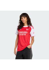 Adidas - Koszulka podstawowa Arsenal 25/26. Kolor: czerwony, biały, wielokolorowy