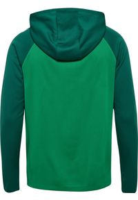 Hummel Bluza dresowa zielona HMLLEAD 2.0 r.L. Kolor: zielony. Materiał: dresówka