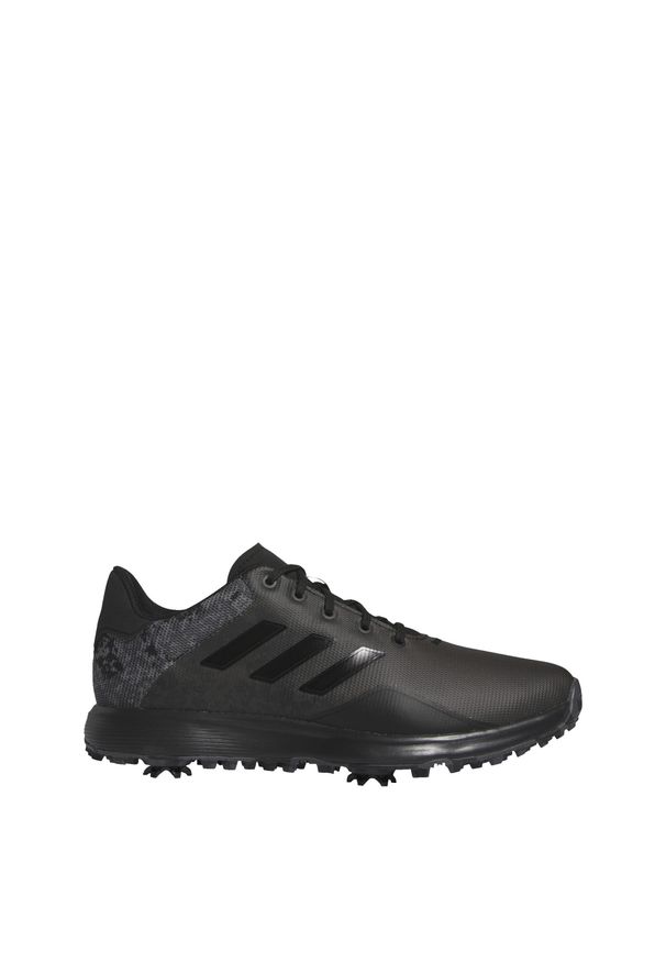 Buty do golfa męskie Adidas S2G Shoes. Kolor: wielokolorowy, czarny, szary. Materiał: materiał. Sport: golf