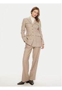 Bruuns Bazaar Spodnie materiałowe Elezi BBW4308 Beżowy Regular Fit. Kolor: beżowy. Materiał: syntetyk #2
