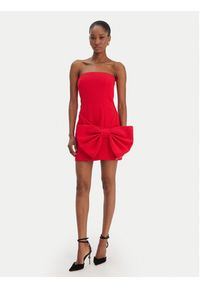 Marella Sukienka koktajlowa Editore 2613221013 Czerwony Slim Fit. Kolor: czerwony. Materiał: syntetyk. Styl: wizytowy #3
