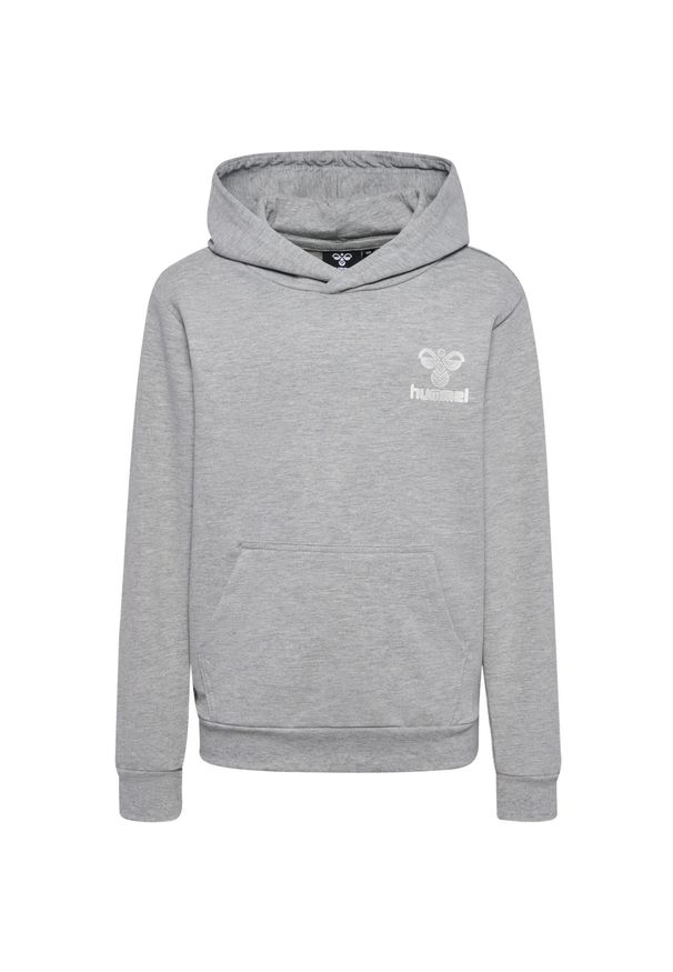 Bluza z kapturem dla dzieci Hummel Proud. Typ kołnierza: kaptur. Kolor: szary. Materiał: bawełna