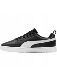 Buty do chodzenia dla dzieci Puma Rickie Jr. Zapięcie: sznurówki. Kolor: biały, wielokolorowy, czarny. Materiał: materiał, syntetyk. Szerokość cholewki: normalna. Sport: turystyka piesza