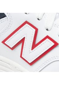 New Balance Sneakersy BB480LWG Biały. Kolor: biały. Materiał: skóra