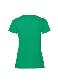 FRUIT OF THE LOOM - Koszulka Damska Valueweight. Kolor: zielony