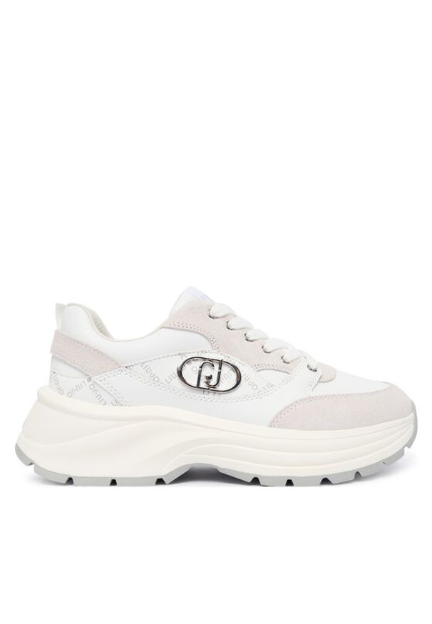 Liu Jo Sneakersy Eva 06 BF5035 PX740 Biały. Kolor: biały. Materiał: zamsz, skóra