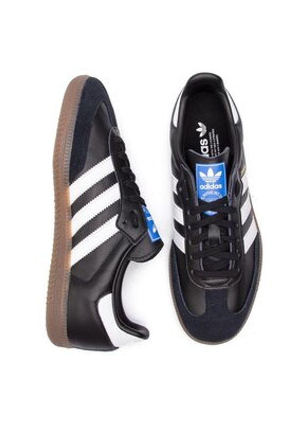 Adidas - adidas Sneakersy Samba Og B75807 Czarny. Kolor: czarny. Materiał: skóra