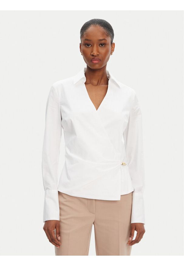 Marciano Guess Bluzka 5GGH06 7299A Biały Regular Fit. Kolor: biały. Materiał: bawełna