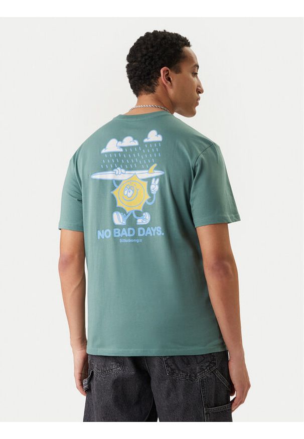 Billabong T-Shirt Gimmicks EBYZT00363 Zielony Regular Fit. Kolor: zielony. Materiał: bawełna