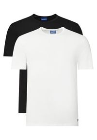 Hugo - HUGO Komplet 3 t-shirtów Blue3_Naolo 50522382 Kolorowy Regular Fit. Materiał: bawełna. Wzór: kolorowy