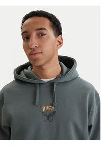 RVCA Bluza Butterfly Poster EVYSF00136 Zielony Boxy Fit. Kolor: zielony. Materiał: bawełna #4