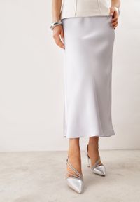 Born2be - Srebrne Eleganckie Szpilki VICES Zdobione Paskami z Cyrkoniami Thalasura. Okazja: na wesele, na ślub cywilny. Zapięcie: pasek. Kolor: srebrny. Wzór: aplikacja. Obcas: na szpilce. Styl: elegancki #4