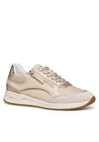 Geox Sneakersy D Bulmya D65NQB 054AC C1S2L Beżowy. Kolor: beżowy. Materiał: skóra #2