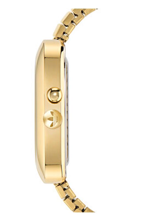 Adidas - adidas Zegarek Retro Wave Three Chronograph AOSY25014 Złoty. Kolor: złoty. Styl: retro